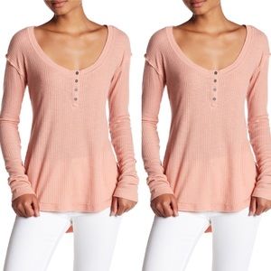 Melrose and market dusty rose long sleeve thermal
